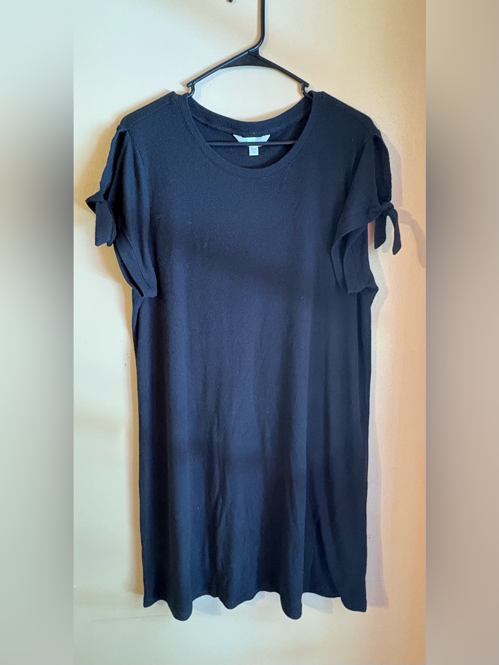 Lauren Conrad Black Tie-Sleeve Women's Dress